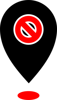 map icon with block inside png