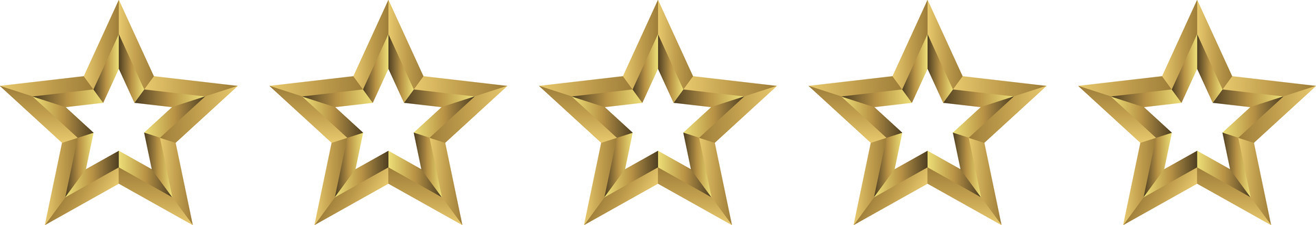 A shining pentagonal star, a frame-shaped five-star with a three-dimensional appearance of light and shadow vector