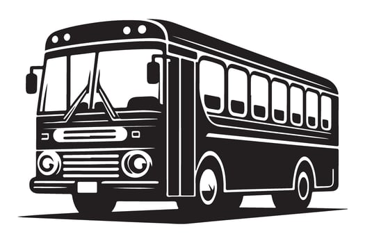 Detailed School Bus Graphic for Educational Projects vector