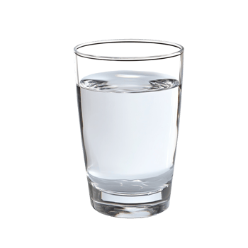A glass of water isolated on transparent background png