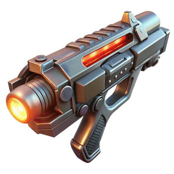 dramatic vintage A Futuristic Weapon with Intricate exclusive png