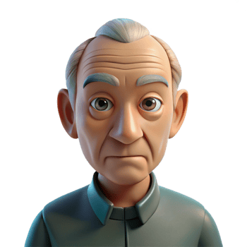 wonderful classic Close Up Portrait of an Elderly Man with exclusive png