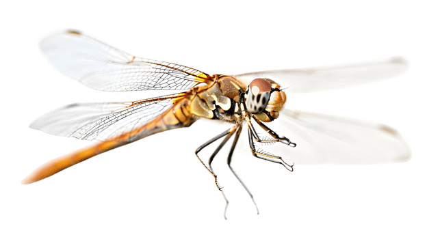 Detailed CloseUp of a Flying Insect with Transparent Wings Perfect for Nature and Wildlife Ph png