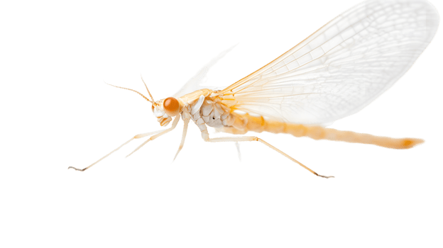 Insect with Delicate Wings and Intricate Body Structure Perfect for Nature Studies and Scienti png