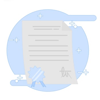 A contract is a legal document that outlines the terms of a transaction vector