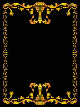 Romantic Ornamental Frame for Elegant Ceremonies vector