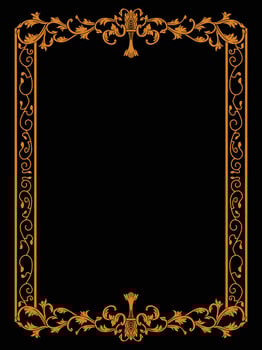 Prestige Ornamental Frame for Luxury Occasions vector