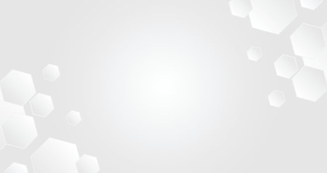 abstract hexagon on white background design. illustration vector