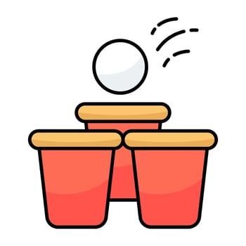 Modern design icon snare drum vector