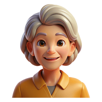 stunning classic Portrait of an Elderly Woman with a high quality png