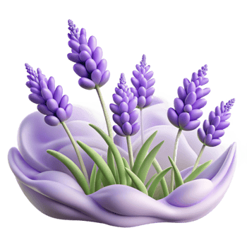 stunning classic A Field of Lavender Flowers Swaying in original png