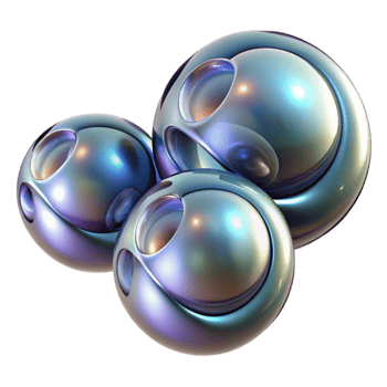beautiful contemporary Floating Orbs of Liquid Mercury high quality png