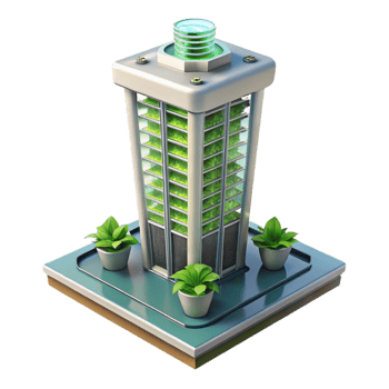 extraordinary modern Vertical Farm Skyscraper Integrated original png