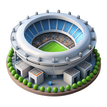 beautiful minimalist Stadium Futuristic Design Dynamic original png