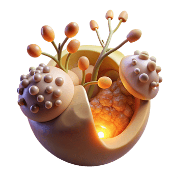 elegant contemporary A Dynamic Portrayal of Growth and Decay professional png