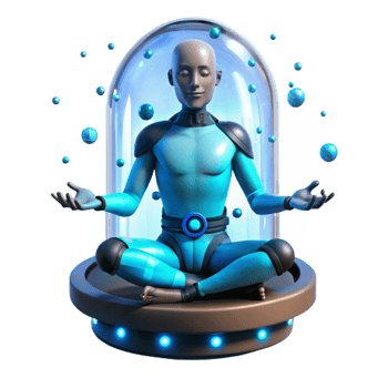 dramatic contemporary A Cybernetically Enhanced Human with high quality png