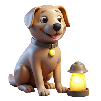 serene traditional A Loyal Dog Gazing Adoringly at Its high quality png