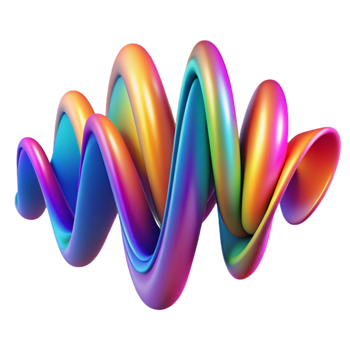 dramatic artistic An Abstract Representation of Sound Waves premium png