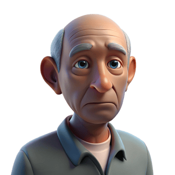 stunning modern Portrait of an Elderly Man with Deep high resolution png