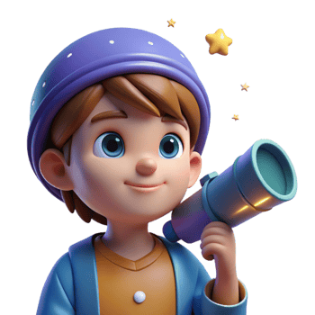 elegant contemporary Portrait of a Child with a Curious authentic png