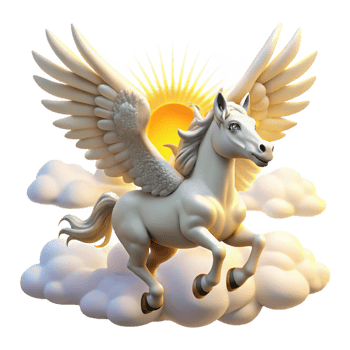 stunning creative A Proud Pegasus Its White Wings high resolution png