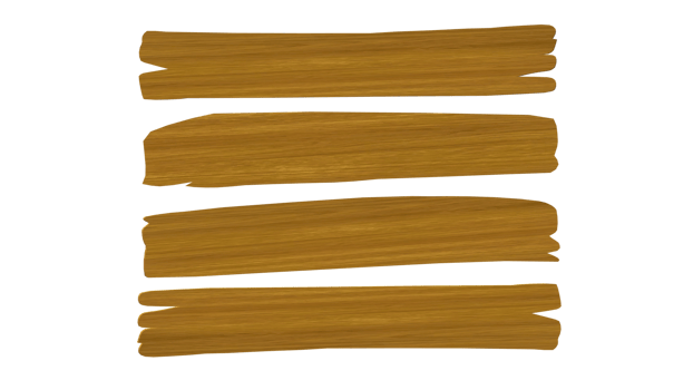 wooden strips on transparent background png