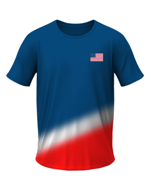 United States soccer shirt with transparent background png