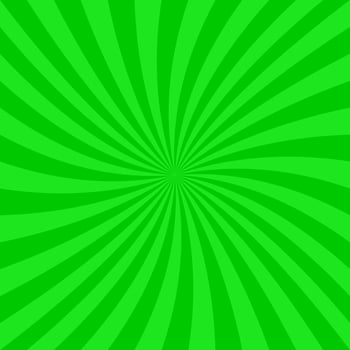 Green abstract spiral design background vector