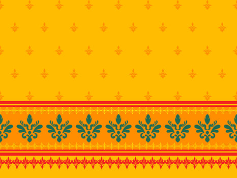 Sari Indian pattern. Sari Indian oriental pattern. Indian pattern style can be used in fabric design for clothing, textile, background, wallpaper vector