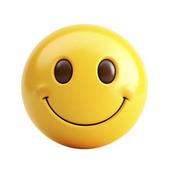 A smiley face with a black background png