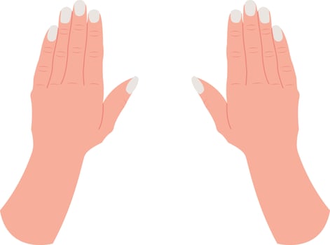 Hand with extended index finger vector