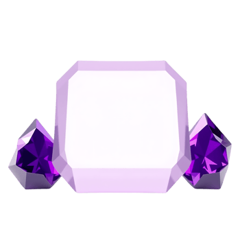 Purple Crystals and Gems png