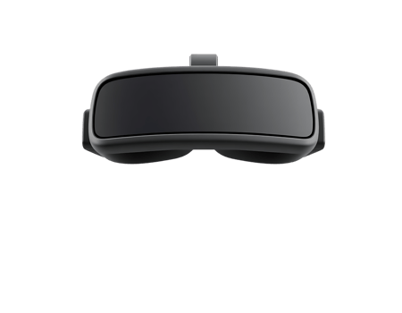 Sleek Black VR Headset Isolated png