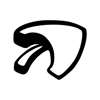 Three-dimensional arrow icon outline design, curved fat arrow pointing to the right png