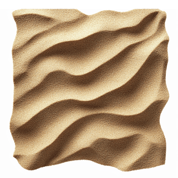 Realistic Wavy Sand Texture Background for Nature and Beach Themed Designs png