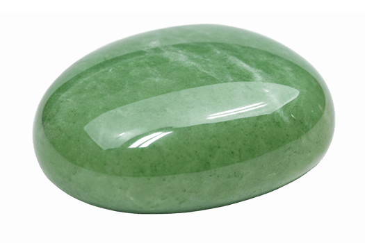 Smooth Polished Green Jade Stone for Jewelry Crafting and Natural Healing Practices png