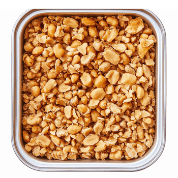 Chopped Peanuts in Metal Container Ideal for Cooking Snacking and Baking Recipes png