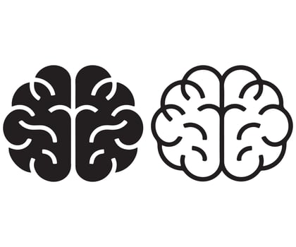 Human Brain Clipart Mind And Intelligence vector