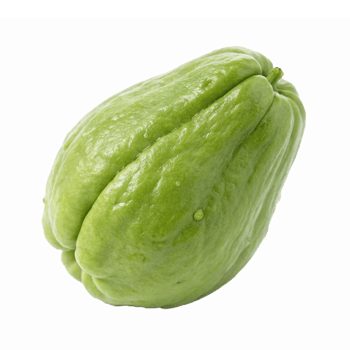 Fresh Green Chayote Vegetable Isolated on Transparent Background for Culinary Uses png