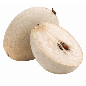 Fresh Sweet Sapote Fruit Halved and Whole on Transparent Background for Healthy Eating Recipes png