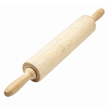 Wooden Rolling Pin for Baking Dough Kitchen Utensil Cooking Tool with Transparent Background png