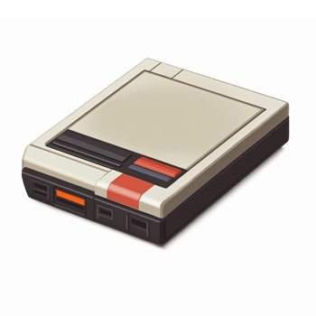 Retro Game Console Design Featuring Classic Style andic Aesthetic png