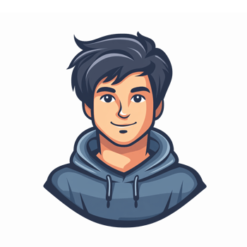 Stylish Young Man Avatar in Casual Hoodie for Gaming and Social Media Use png