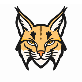 Lynx Head Illustration with Fierce Expression Perfect for Logo Design and Branding png