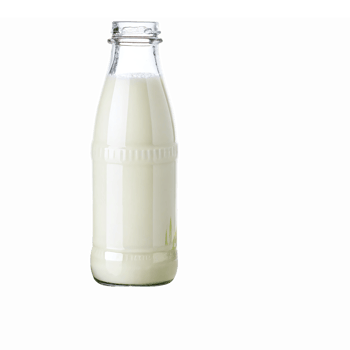 Fresh Milk Bottle with Creamy White Milk for Healthy Lifestyle and Culinary Use png