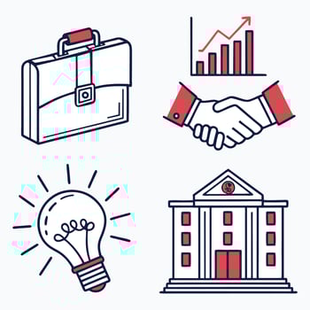 Mobile business design vector