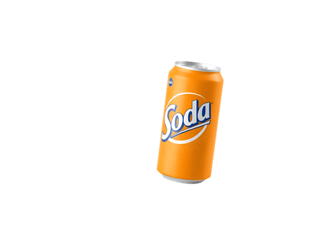 Orange Soda Can png