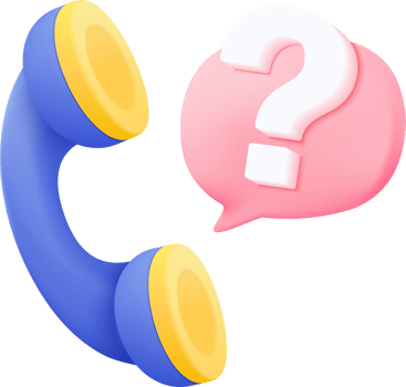 3d phone and talking with service support hotline and call center icon concept. 3d telephone for contact customer png
