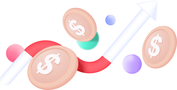 3D stock trading graph investment icon. sell and buy money cash and exchange with finance business png