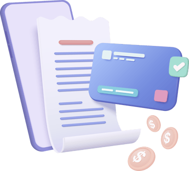 3d pay with banking. Bill transaction with credit card png